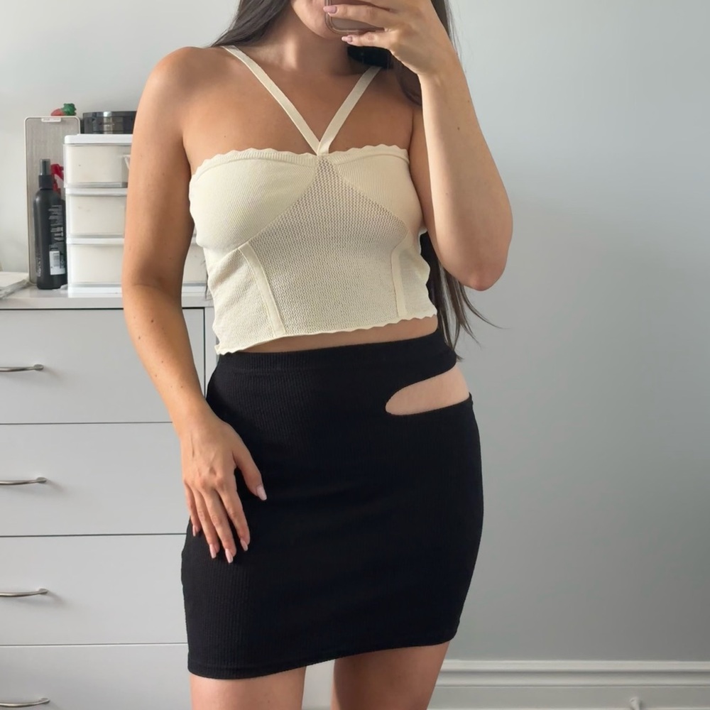 NWT PrettyLittleThing | Cut Out Mini Skirt